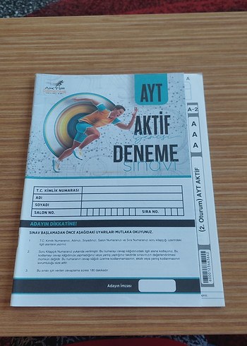 AYT Aktif Deneme Sınavı Kitabı