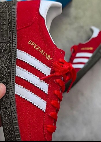 40 Beden Kadın Kırmızı Adidas Spezial Sneakers