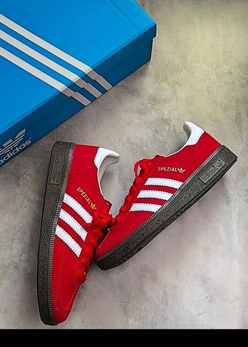 Kadın Kırmızı Adidas Spezial Sneakers
