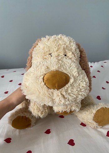 Diğer Yumuşak Beyaz Peluş Köpek Oyuncak