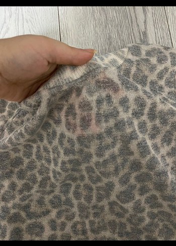 Zara Leopar Desenli Kısa Kollu Kadın Tişört