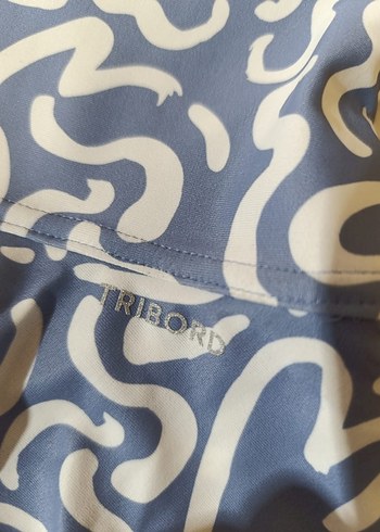 Açık mavi çicek desenli şortlu mayo - Görsel 6