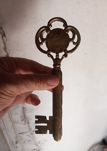 Renkli Vintage Anahtar Şeklinde Termometre - Görsel 2