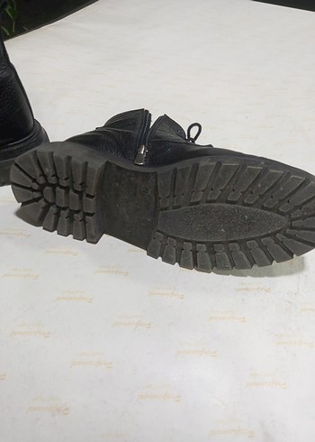 DERİBU MARKA SÜPER KALİTE FERMUARLI BOT Siyah Tokalı Erkek Sokak - Görsel 5