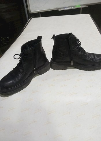 DERİBU MARKA SÜPER KALİTE FERMUARLI BOT Siyah Tokalı Erkek Sokak - Görsel 9