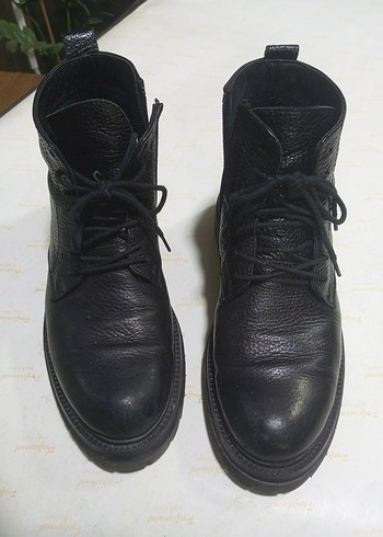 DERİBU MARKA SÜPER KALİTE FERMUARLI BOT Siyah Tokalı Erkek Sokak - Görsel 2