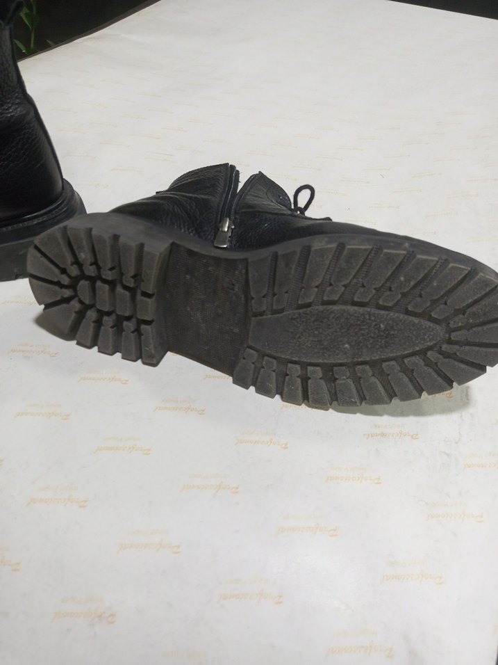 DERİBU MARKA SÜPER KALİTE FERMUARLI BOT Siyah Tokalı Erkek Sokak - Görsel 5