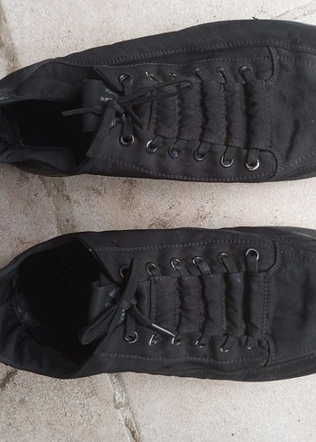 Siyah Guja men marka süper kalite ayakkabı Erkek Ayakkabı Bağcığ - Görsel 3