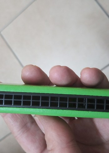 Renkli Yeşil Müzik Oyuncağı mızıka - Görsel 2