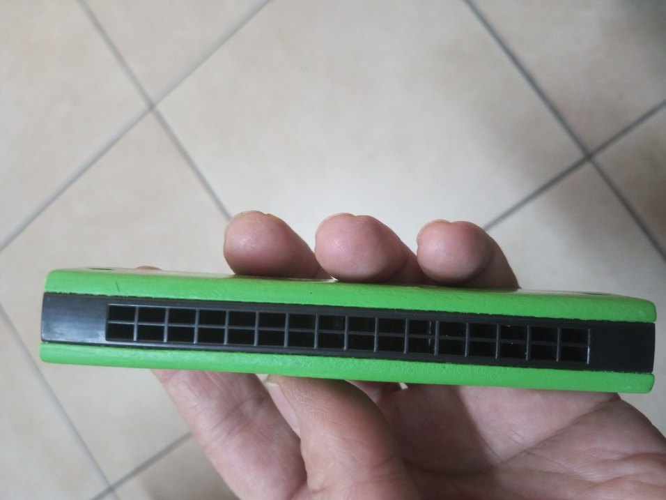 Renkli Yeşil Müzik Oyuncağı mızıka - Görsel 2