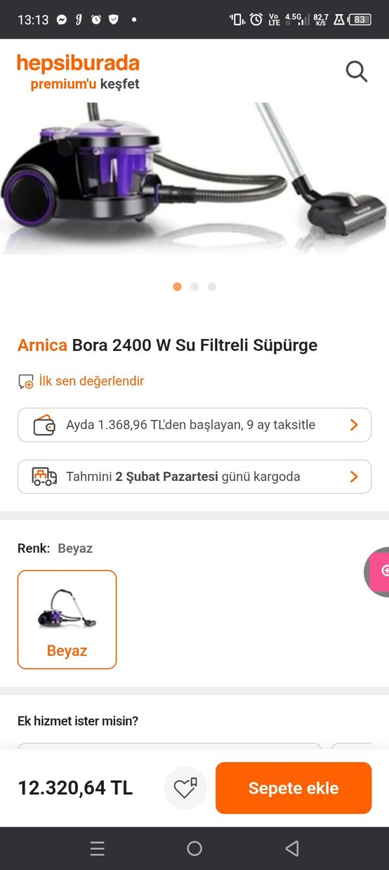 Arnica Yeşil Renkli Elektrikli Süpürge piyasada 12000 TL'den sat - Görsel 2