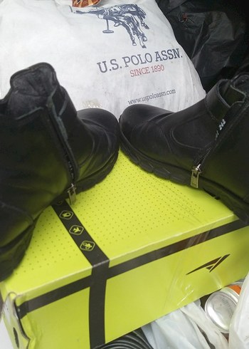 Siyah Tokalı Erkek Biker Bot - Görsel 3