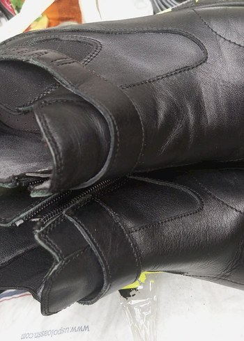 Siyah Tokalı Erkek Biker Bot - Görsel 2