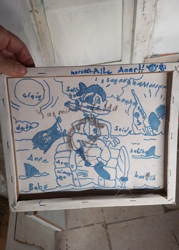 Renkli Korsan Temalı Sanat tablo - Görsel 2