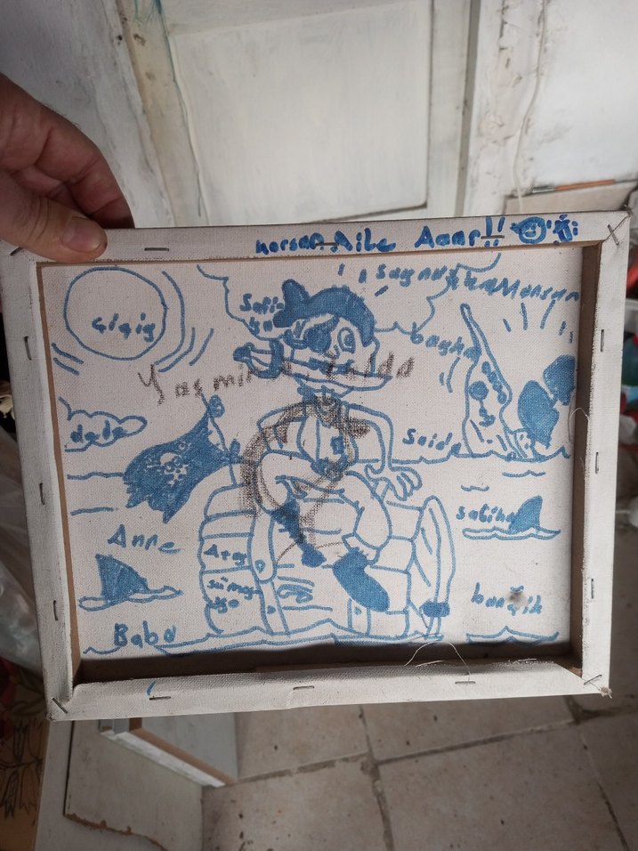 Renkli Korsan Temalı Sanat tablo - Görsel 2