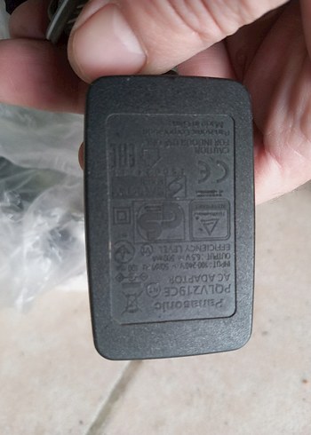 Panasonic Siyah Telefon Şarj Adaptörü - Görsel 2