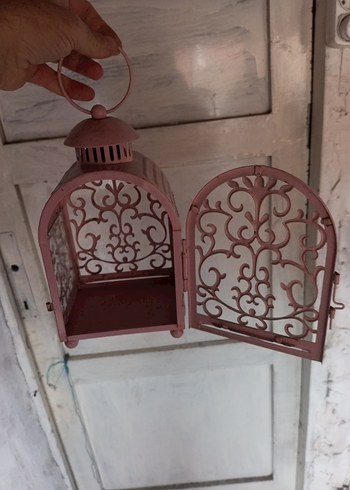 Pembe Metal Desenli Mumluk - Görsel 2