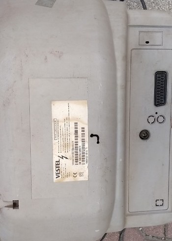 Gri CRT Monitör Vestel renkli televizyon - Görsel 4