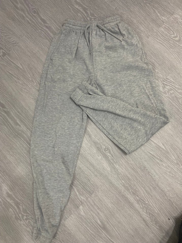 Gri Salaş Kadın Keten Eşofman - Görsel 2