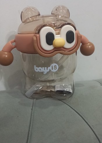 Renkli Mavi Çocuk Su matarasi