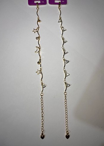 Altın Renkli Zincir Detaylı Kadın Bileklik - Görsel 2