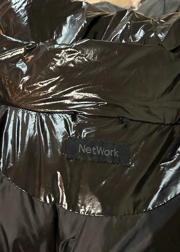 Network Siyah Parlak Mont - Görsel 5