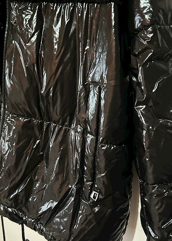 Network Siyah Parlak Mont - Görsel 2