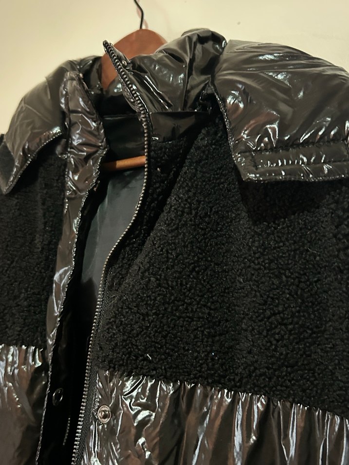 Network Siyah Parlak Mont - Görsel 3