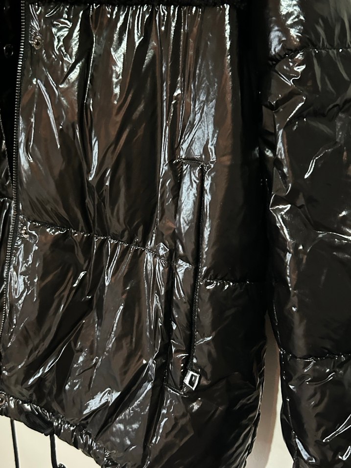 Network Siyah Parlak Mont - Görsel 2