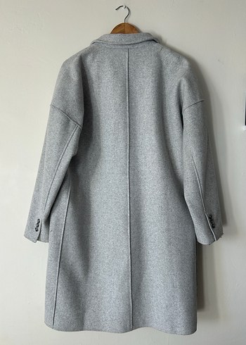 Esprit Gri Düğmeli Kaban - Görsel 2