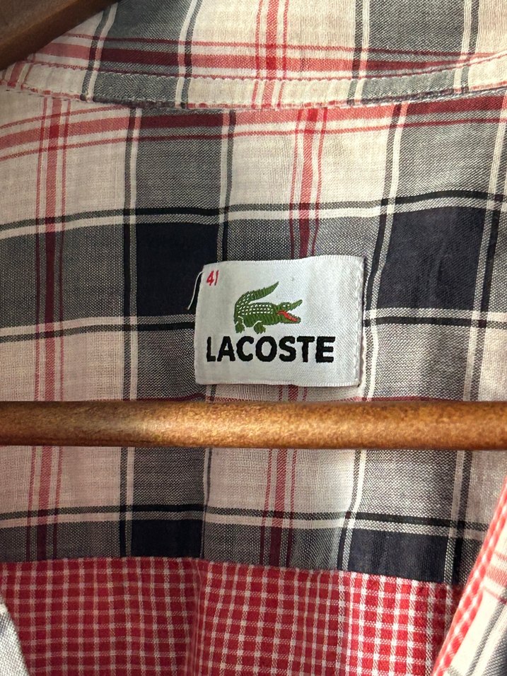 Lacoste Ekoseli Erkek Gömlek - Görsel 4