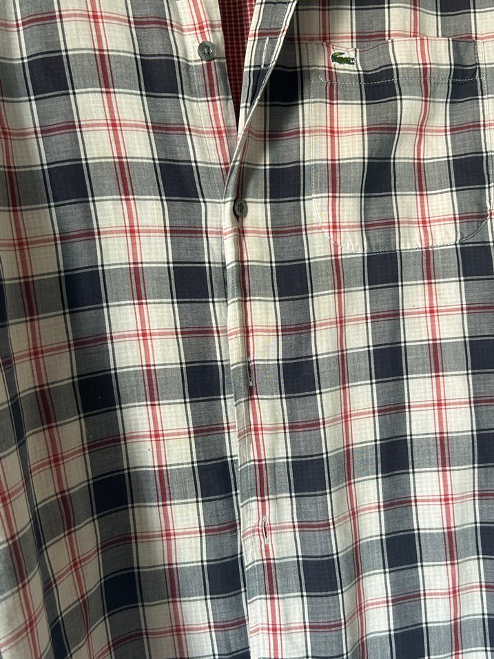 Lacoste Ekoseli Erkek Gömlek - Görsel 5