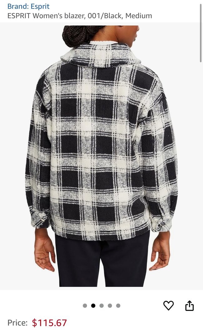 Esprit Kadın Tüylü Blazer - Görsel 2