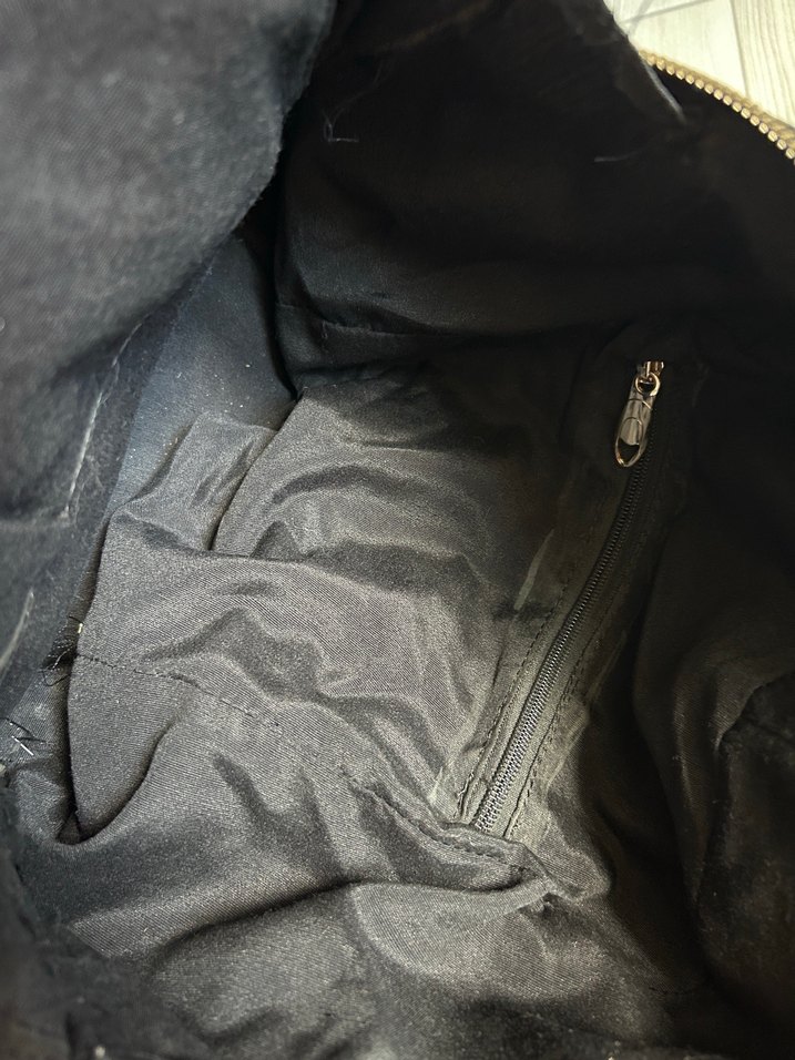 Divarese Siyah Deri Kadın Sırt Çantası - Görsel 4