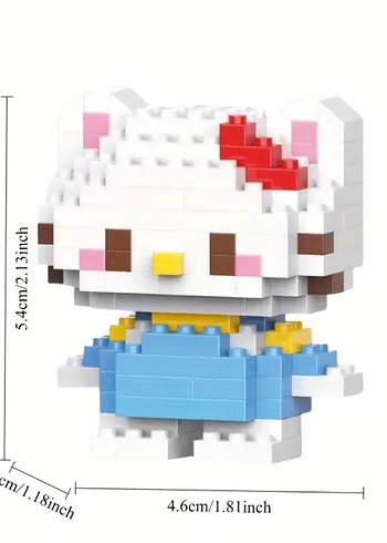 Diğer Mavi Tulumlu Hello Kitty