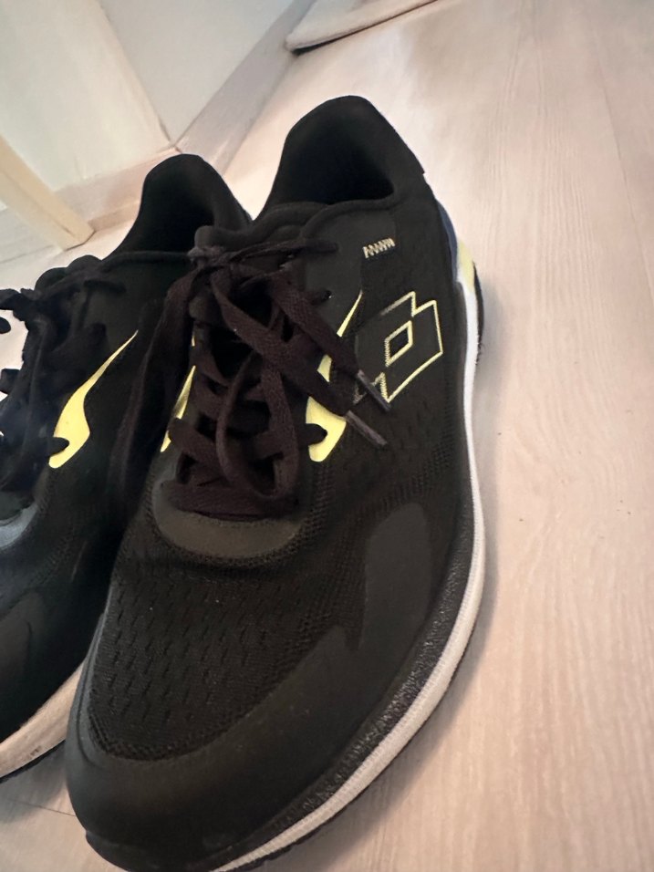 Siyah Erkek Spor Ayakkabı Bağcıkları - Görsel 2