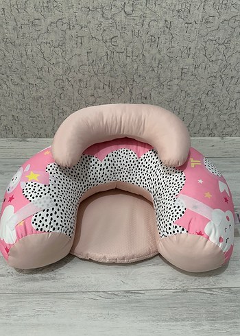 Pembe Desenli Bebek Oturma Minderi Sırt Destek Yastığı - Görsel 4
