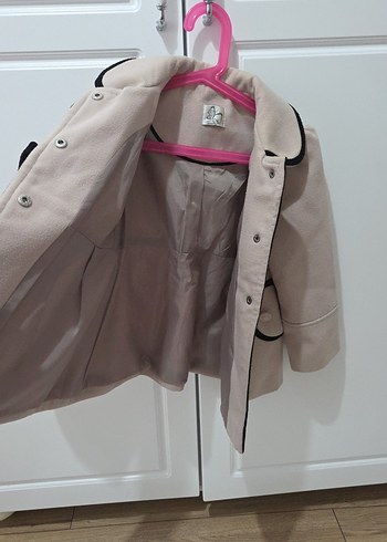 Kız Çocuk Bej Klasik Kesim çıtçıtlı Kaban 3-4 YAŞ - Görsel 4