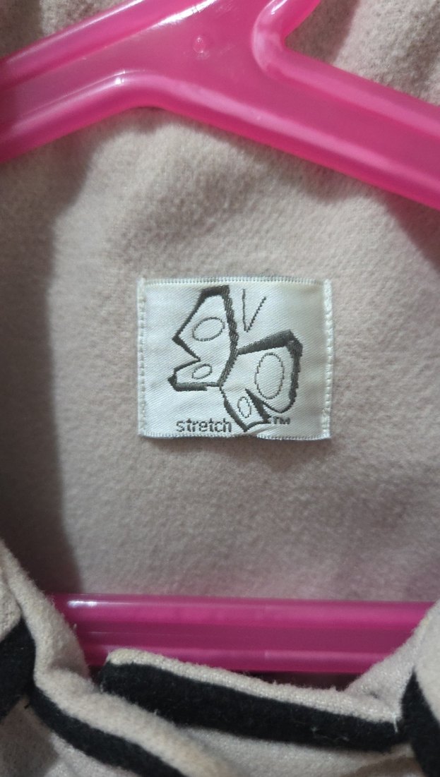 Kız Çocuk Bej Klasik Kesim çıtçıtlı Kaban 3-4 YAŞ - Görsel 3