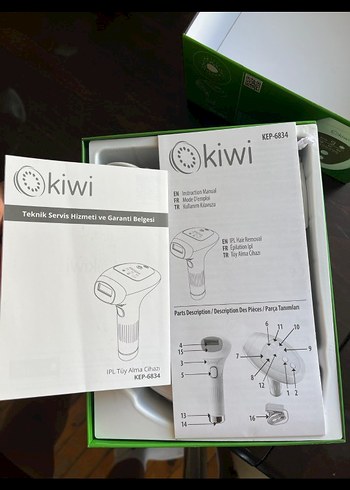 Beden Kiwi IPL Lazer Epilasyon Cihazı Beyaz