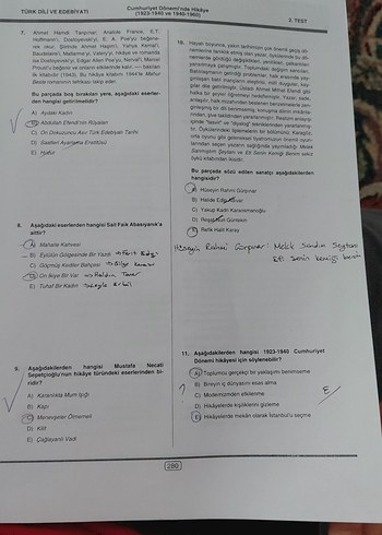Beden Renk ogm materyal 4 4lük Türk Dili ve Edebiyatı Soru Bankası