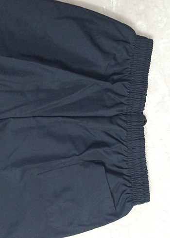 Kadın Lacivert Pilili Kumaş Pantolon - Görsel 3