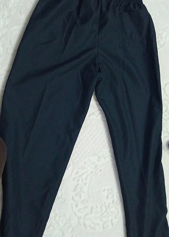 Lacivert Kadın Rahat Kesim Kumaş Pantolon - Görsel 3