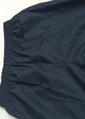 Lacivert Kadın Rahat Kesim Kumaş Pantolon - Görsel 4