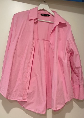Pembe Uzun Kollu Gömlek