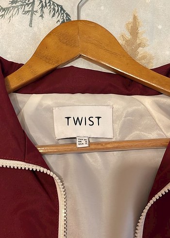 Twist TWIST Bordo Fermuarlı İnce Ceket