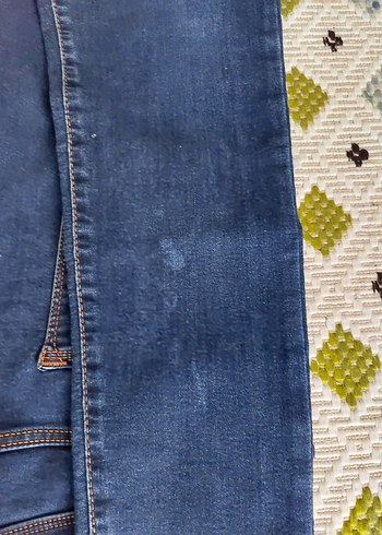 Lacivert Likralı Dar Paça Kadın Pantolon - Görsel 5