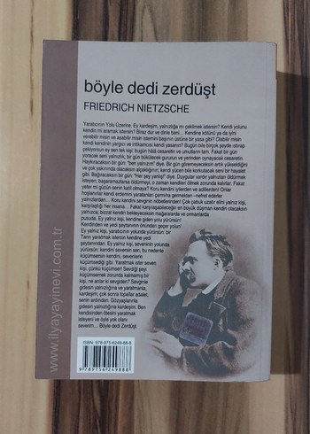 Böyle Dedi Zerdüşt - Friedrich Nietzsche