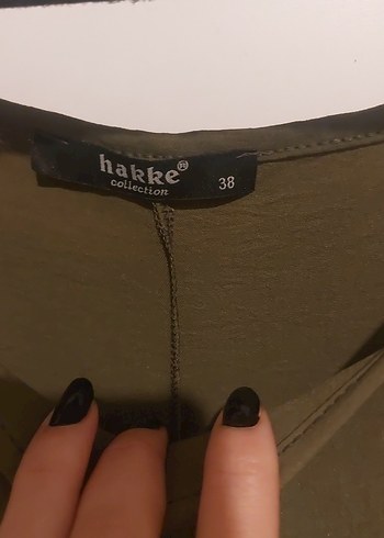 38 Beden Kadın Haki Uzun Askılı Salaş Tulum