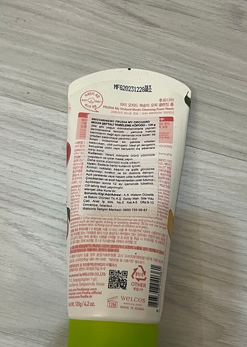 Frudia Şeftali Özlü Temizleyici Köpük - Görsel 2